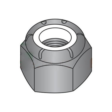 NEWPORT FASTENERS Nylon Insert Lock Nut, M4-0.70, Steel, Class 8, Black Oxide, 2000 PK 887156